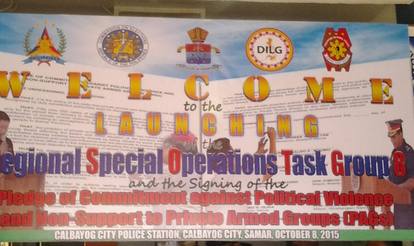 ANTI-PAGs GROUP LAUNCHED IN CALBAYOG