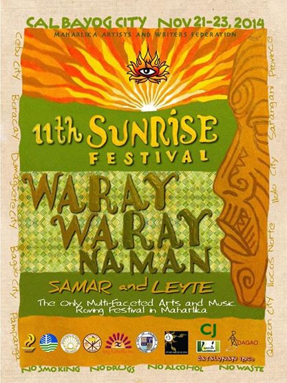Nationally and Internationally Renowned Artists and Writers to Gather in Calbayog for the 11th Maharlika Sunrise Festival