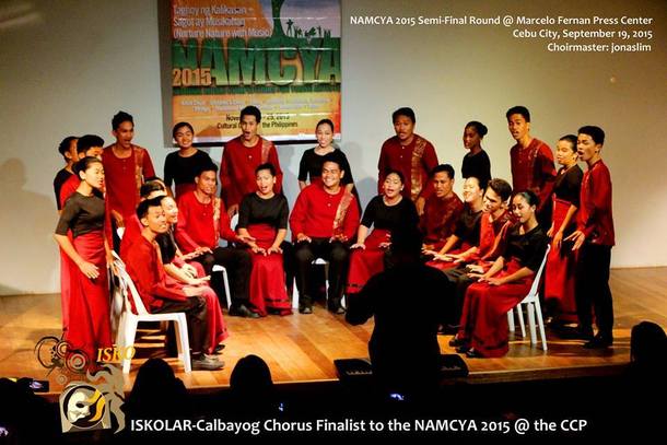 ISKOLAR CALBAYOG CHORUS MAKES IT TO NAMCYA 2015 FINALS