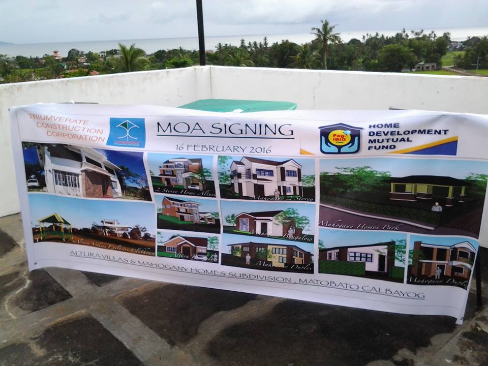 ALTURA VILLAS AND MAHOGANY HOMES SUBDIVISION, IN CALBAYOG CITY