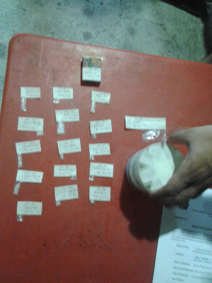 SUSPECTED SHABU AND DRUG PARAPHERNALIA SEIZED DURING SEARCH