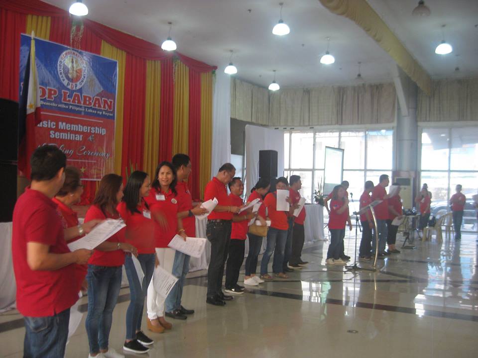 ONE CITY MAYOR, FIVE MUNICIPAL MAYORS IN SAMAR’S FIRST DISTRICT PLEDGED ALLEGIANCE TO PDP LABAN PARTY MEMBERSHIP