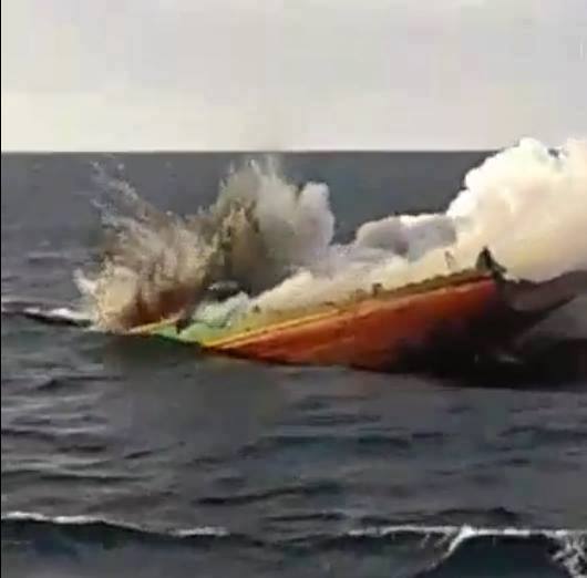 CARGO VESSEL SUBMERGED IN DAWAHON ISLAND BATO LEYTE;  28 rescued, 1missing