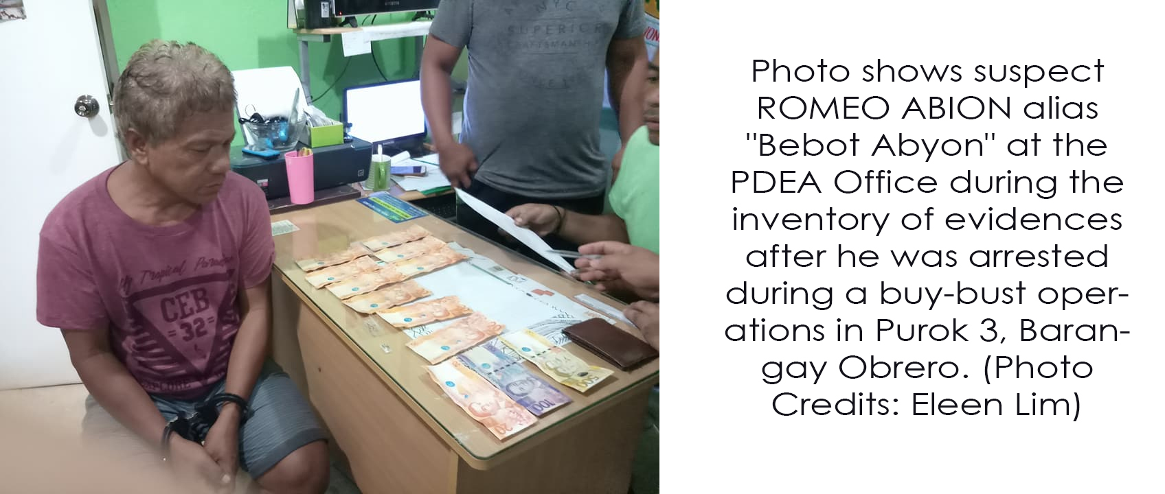 PDEA ARRESTED ANOTHER SHABU PEDDLER, 3RD ARREST UNDER AGENT AURELIA LEADERSHIP