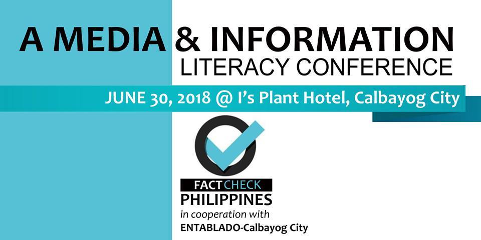 FACT CHECK PHILIPPINES IN CALBAYOG CITY