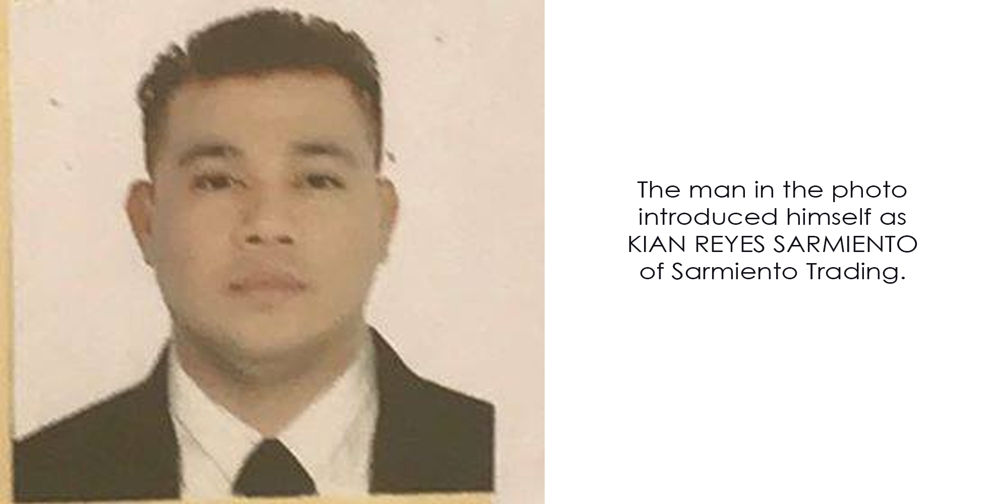 TRADER DIVESTS BUSINESSMEN PHP2M UNPAID GOODS