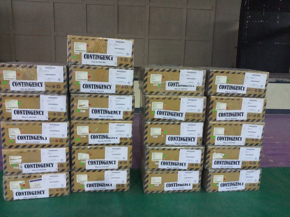 VCMs, ELECTION PARAPHERNALIA FOR CALBAYOG CITY ARRIVED