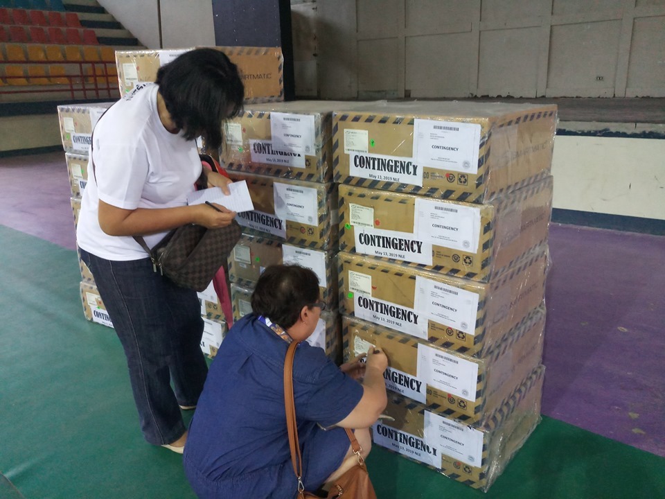 VCMs, ELECTION PARAPHERNALIA FOR CALBAYOG CITY ARRIVED