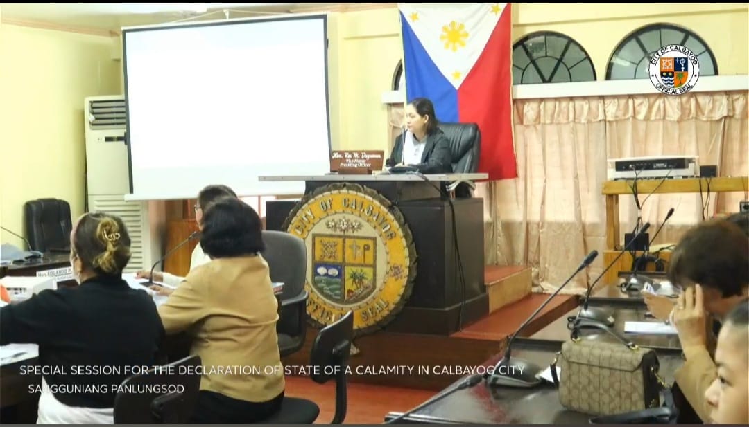 CALBAYOG CITY: UNDER A STATE OF CALAMITY