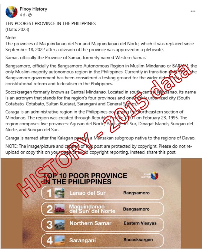 PSA SLAMS BLOG FOR TAGGING NORTHERN SAMAR AS 3RD POOREST PROVINCE