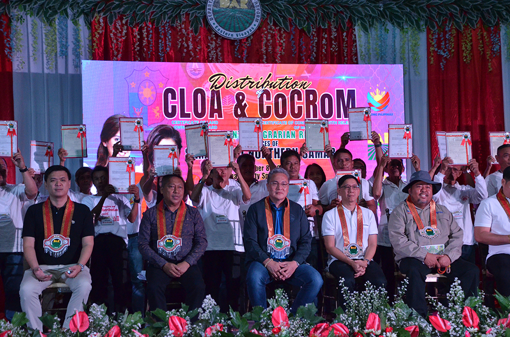 SAMAR ISLAND ARBS: DARS FIRST COCROM RECIPIENTS IN EASTERN VISAYAS 