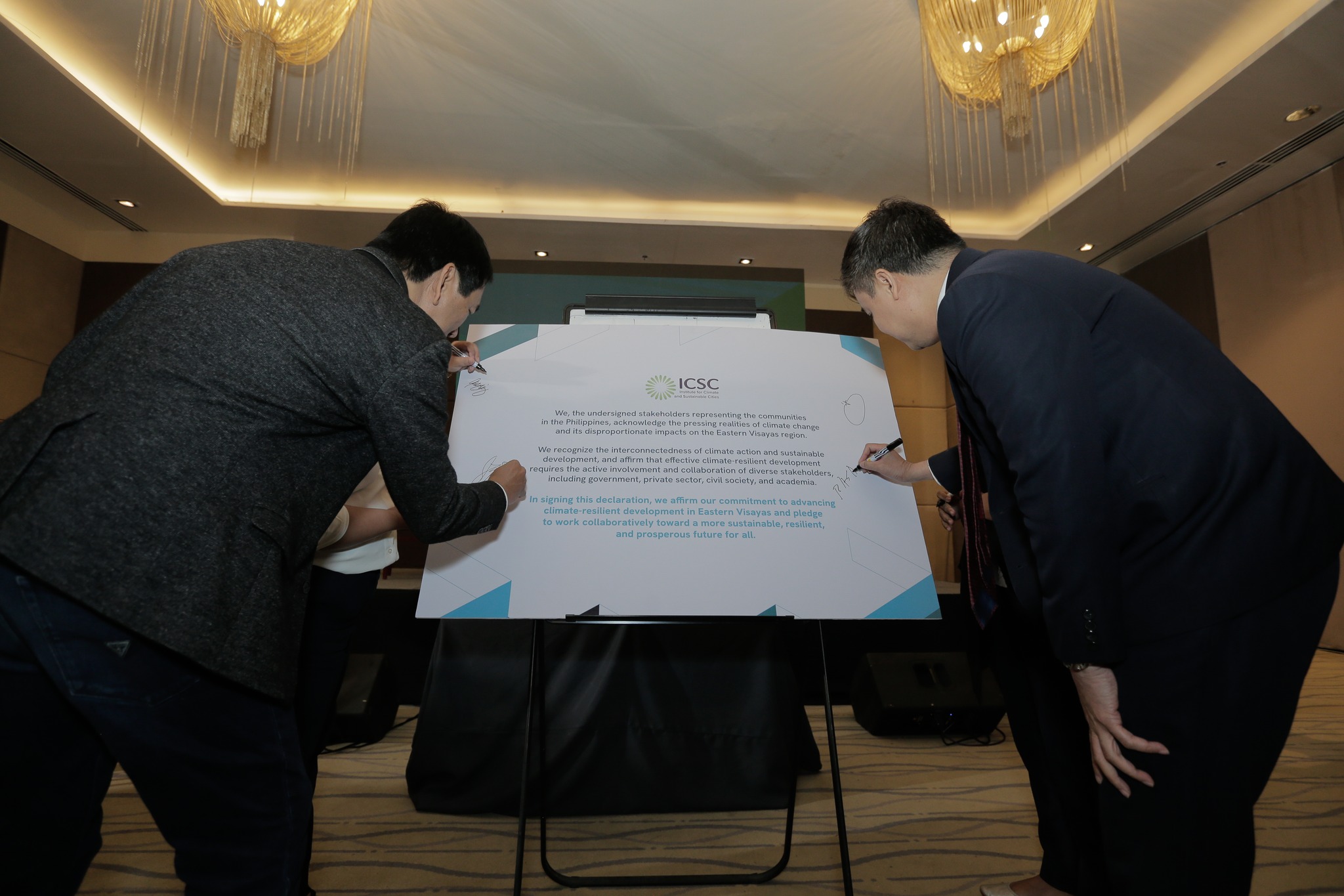 ICSC HOSTS CLIMATE-RESILIENT DEVELOPMENT SUMMIT IN EASTERN VISAYAS