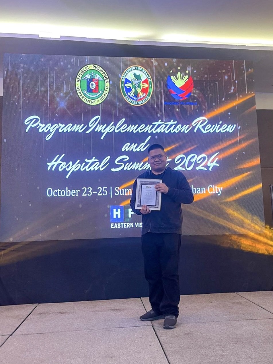 SAMAR PROVINCIAL HOSPITAL GETS 3-STAR GREEN AND SAFETY FACILITY AWARD 