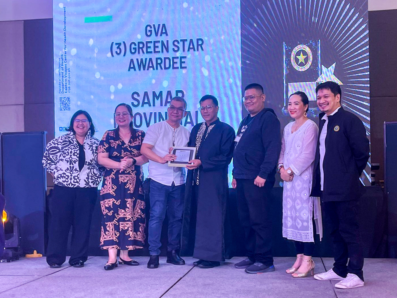 SAMAR PROVINCIAL HOSPITAL GETS 3-STAR GREEN AND SAFETY FACILITY AWARD 