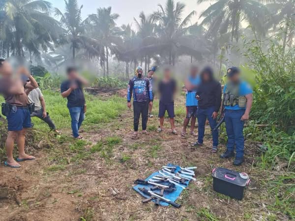 HIGH POWERED FIREARMS UNEARTHED IN CALBAYOG CITY
