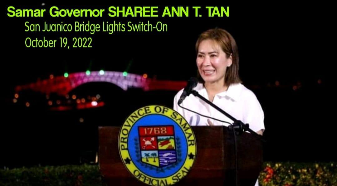 Samar Governor Sees San Juanico Bridge Lights as Beacon of Hope for Samareños to Rise and Transform