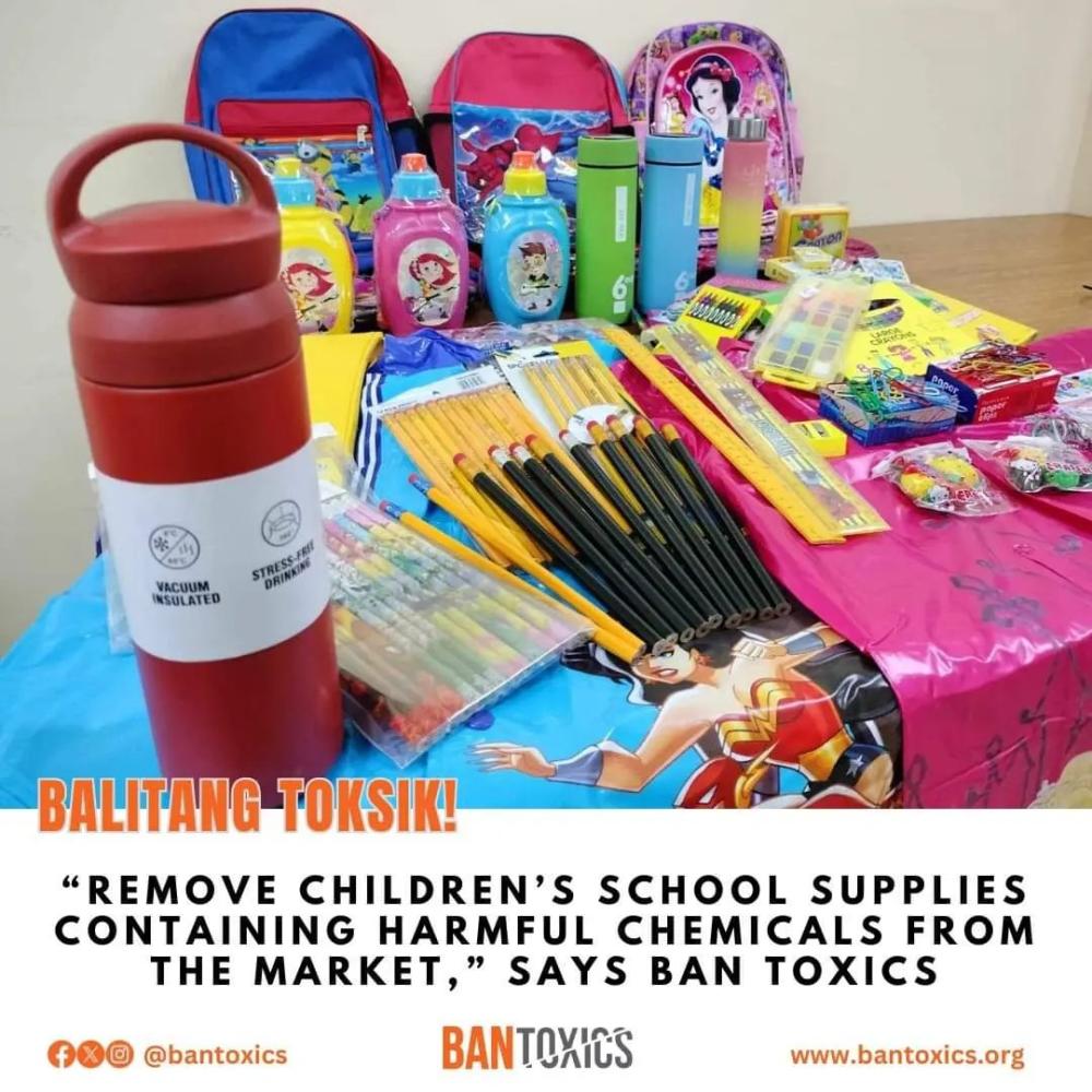 Alarming Levels of Toxic Chemicals Found in Children's School Supplies
