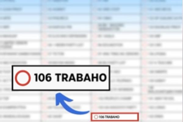 Sigaw ng 106 Trabaho: "Mabuhay ang Manggagawang Pilipino!"