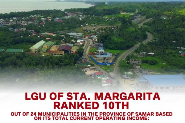 LGU Sta. Margarita, Samar, One of the Top 10 Highest Total Current Operating Income for CY 2024
