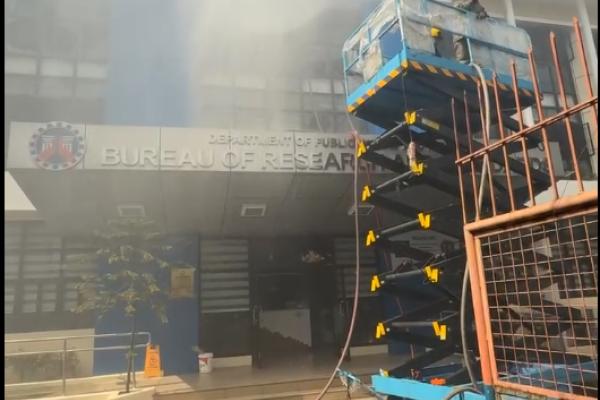On Fire:  A DPWH Building