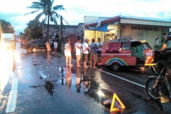 Downpour Blamed for Vehicular Accident in Matobato