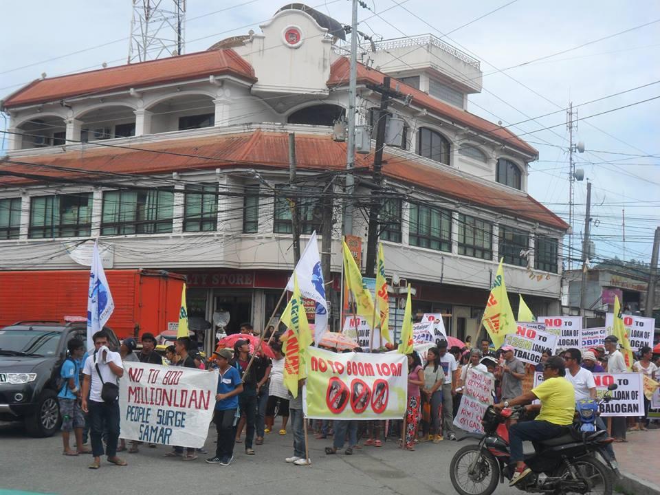 CATB. COP: No-to-PHP800M-Loan-Coalition Assembly at Provincial Capitol, Very Peaceful!