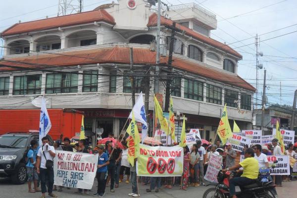 CATB. COP: No-to-PHP800M-Loan-Coalition Assembly at Provincial Capitol, Very Peaceful!