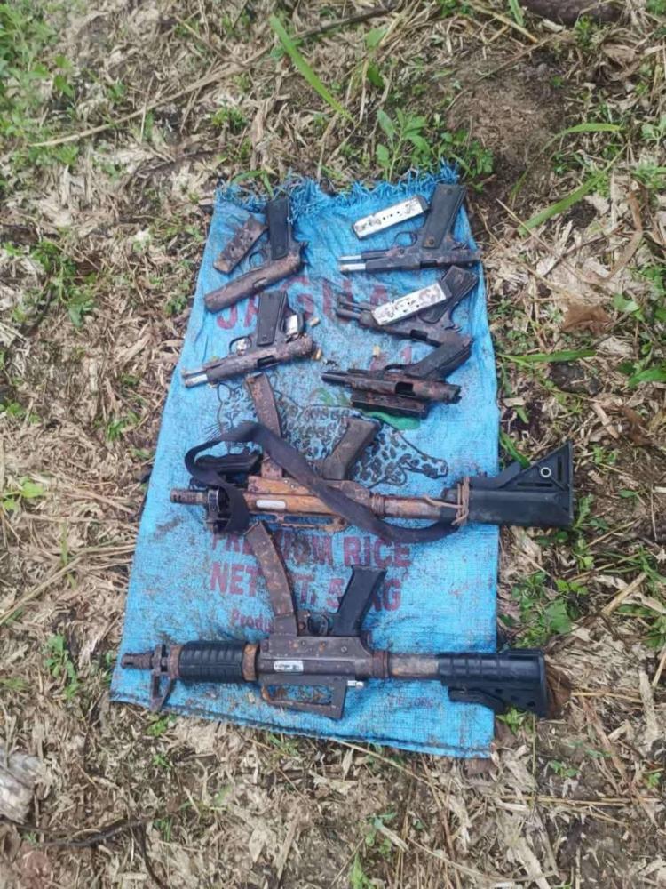 High Powered Firearms Unearthed in Calbayog City