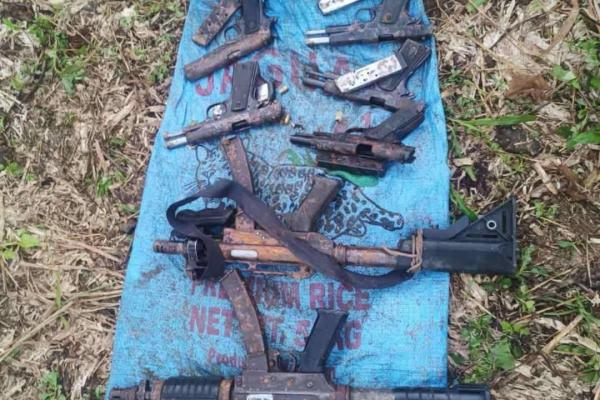 High Powered Firearms Unearthed in Calbayog City