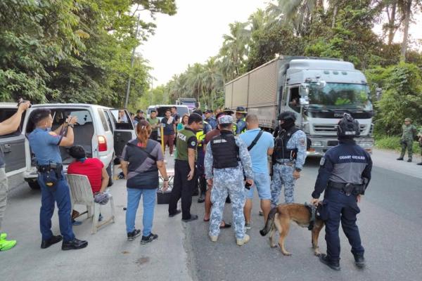 PH Coast Guard K9 Team Calbayog Employs Working Dog "Lorie" in Mahayag Narcotic Detection