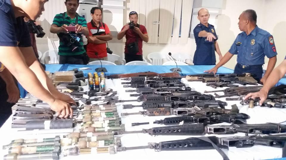Police Searches on Espinosa Properties Yeilded 11kg-Shabu, Firearms and Ammos