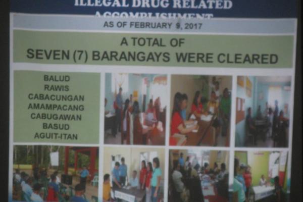 Seven Calbayog Barangays Declared Free From Illegal Drugs