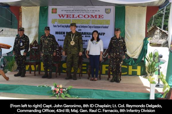 Army's 43rd IB 40th Anniv Celebration; 8ID Commander Guest of Honor