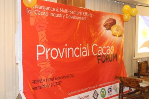 Eastern Visayas Cacao Industry Given a Lift