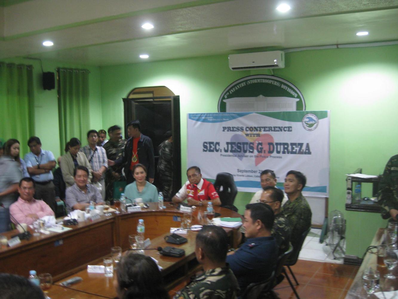 Sec. Dureza: LGU's Prioritized in OPAPP/PAMANA Projects Implementation