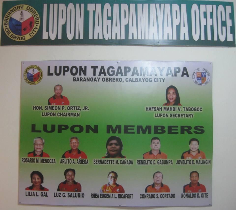 Calbayog's Barangay Obrero Lupong Tagapamayapa - DILG Incentives Awards Regional Winner; Represents EV to Nat'l Level