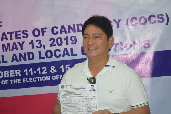 Mayor Aquino Bids for 3rd and Last Term; Files COC