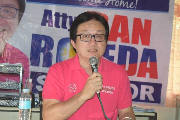 Senatorial Candidate Dan Roleda Woos Fellow "WARAYs;" Urge Them Not to Vote for "Barabbas"