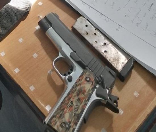 39-Yr.Old Businessman Caught in Possession of Colt Cal.45