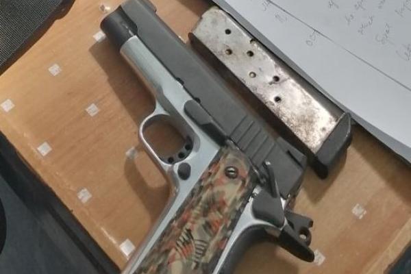 39-Yr.Old Businessman Caught in Possession of Colt Cal.45