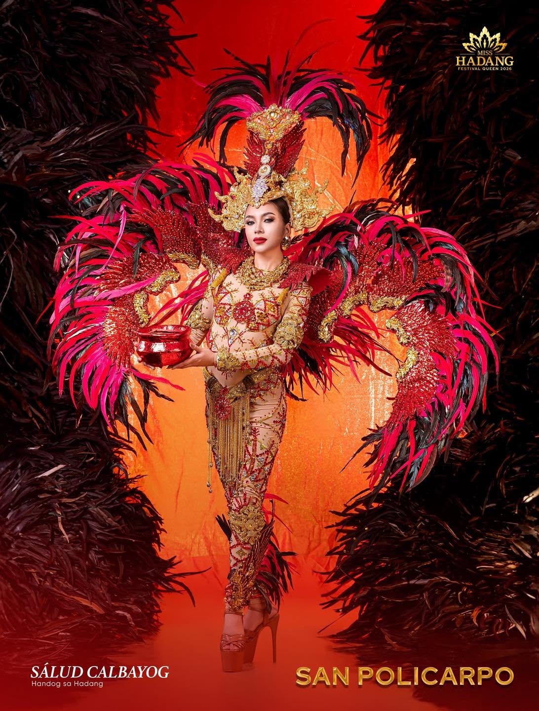 Phoebe Heart D. Casiracan of San Policarpo in “Salud Calbayog: Handog sa Hadang.” (Photo from Miss Hadang Facebook page)
