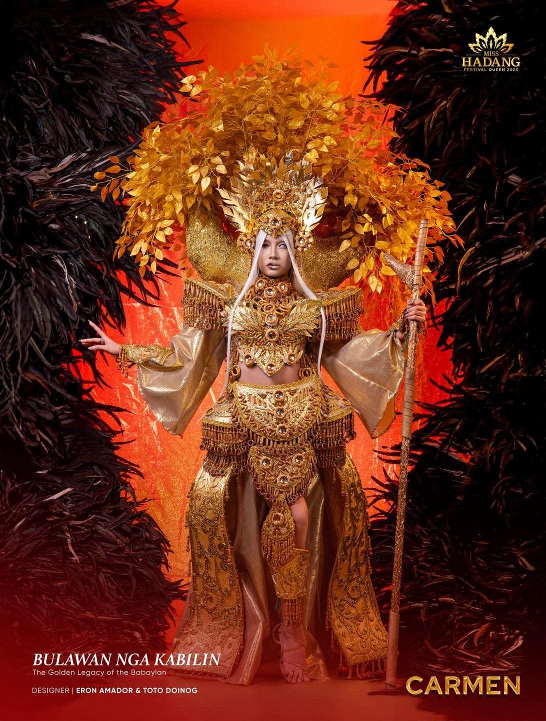Via Dinessa P. Obong of Carmen in “Bulawan nga Kabilin: The Golden Legacy of the Babaylan.” (Photo from Miss Hadang Facebook page)